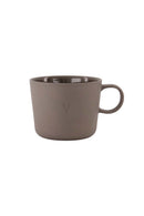 Zusss - Cappucino Mok - Hart - Donkerbruin