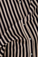 Zusss - Streep Blouse 1/2 Mouw - Soft Kit / Zwart