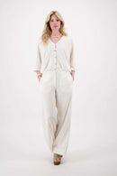 Zusss - Vestje met Leuke Knopen - Off White
