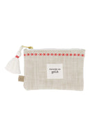 Zusss - Etui Momentje Van Geluk - Off White / Rood