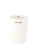 Zusss - Koffiemok Best Mom - Wit/Donkerrood