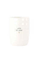 Zusss Koffiemok - Lots of love - Wit/Goud
