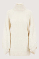 Zusss - Lange Trui Met Wijde Mouwen - Off White
