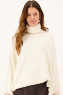 Zusss - Lange Trui Met Wijde Mouwen - Off White