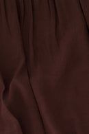 Zusss - Crincle Doek Ballon Topje - Bruin