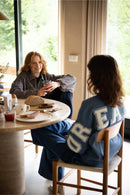 Zusss - Sweater met tekst - Ocean Blue