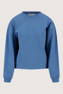 Zusss - Sweater met tekst - Ocean Blue