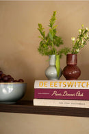 Zusss - Set Van 3 Vaasjes Keramiek Hartje - Multicolor