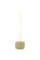 Zusss - Kandelaar Keramiek Ribbel - Green