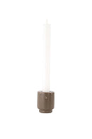 Zusss - Kandelaar Keramiek Hartje - Dark Brown