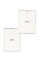 Zusss - Set Van 2 Geurzakjes - With Love - White / Gold / Blue