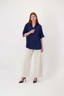 Zusss - Blouse -Summer navy