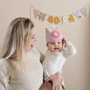 Little Dutch Verjaardagskroon met cijfers - Roze