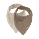 Jollein - Slab Bandana - 2 stuks - Sand/Milky Coffee