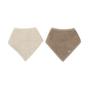 Jollein - Slab Bandana - 2 stuks - Sand/Milky Coffee