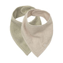 Jollein - Slab Bandana - 2 stuks - Soft Matcha/Sand