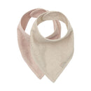 Jollein - Slab Bandana - 2 stuks - Silk Rose/Sand