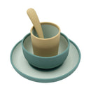 Jollein - Kinder Serviesset Siliconen - Jade shades