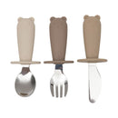 Jollein - Bestekset Siliconen - Naturel shades