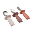 Jollein - Bestekset Siliconen - Blush shades