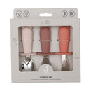 Jollein - Bestekset Siliconen - Blush shades