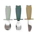 Jollein - Bestekset Siliconen - Jade shades