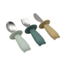 Jollein - Bestekset Siliconen - Jade shades