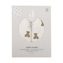 Jollein - Hydrofiele Doek 2 Pack - Large 115 x 115 cm - Mini Teddy Bear