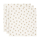 Jollein - Hydrofiele Doek 3 Pack - Small 70 x 70 cm - Mini Teddy Bear