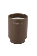 Zusss - Geurkaars Keramiek Happiness - Dark Brown