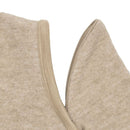 Jollein - Slaapzak met afritsbare mouw Rond - 60 cm - Merino Wol Felted - Naturel