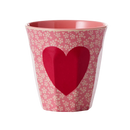 Rice - Medium Beker - With heart print