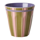 Rice - Medium Beker - Stripe delight print