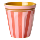 Rice - Medium Beker - Stripes print