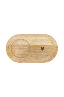 Zusss - Serveerplankje Hout Hartje - Naturel