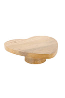 Zusss - Serveerplateau Hout Hartvorm Happy Home - Naturel