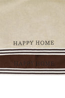 Zusss - Tafelkleed Dubbelzijdig Happy Home - Sand / Dark Brown