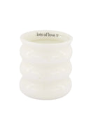 Zusss - Geurkaars Ribbel Lots Of Love - White