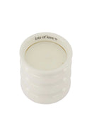 Zusss - Geurkaars Ribbel Lots Of Love - White