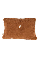 Zusss - Kussen Teddy Little Love 35x25cm - Brown
