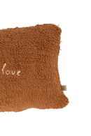 Zusss - Kussen Teddy Little Love 35x25cm - Brown