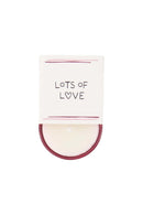 Zusss - Geurkaarsje In Wikkel Lots Of Love - White / pink