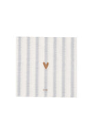 Zusss - Servetten Vierkant Life Is More Fun With You Around - Ash Blue