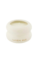 Zusss - Geurkaars Keramiek Warm Hug - White / Gold