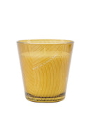 Zusss - Geurkaars Glas Vlechtpatroon Geniet - Gold