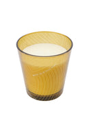 Zusss - Geurkaars Glas Vlechtpatroon Geniet - Gold