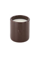 Zusss - Geurkaarsje Keramiek Hartje - Dark Brown