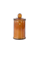 Zusss - Geurkaars Glas Met Deksel Hartje - Camel