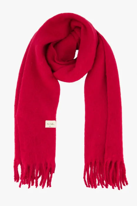ZUSSS ZACHTE WARME SJAAL - Roze/Rood