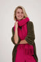 ZUSSS ZACHTE WARME SJAAL - Roze/Rood